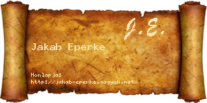 Jakab Eperke névjegykártya